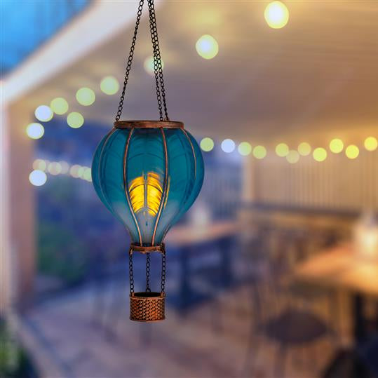 LumiGlow - Hængende sollanterne med flammeeffekt for en magisk udendørs stemning