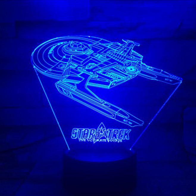 IlluGlow - Stilfuld 3D optisk illusions-LED-lampe til kreative rum