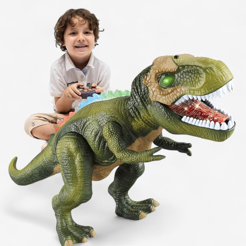 DinoRex - Fjernstyret Dinosaurlegetøj med LED Lys