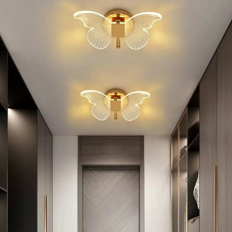 ButterflyGlow - Moderne LED-væglampe til stilfulde opholdsrum