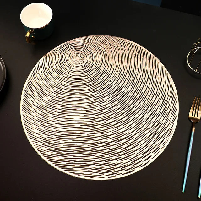 GlamTable - Elegant rund Spoon dækkeserviet til at forbedre dit spisebord
