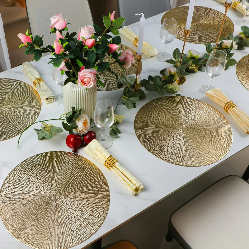 GlamTable - Elegant rund Spoon dækkeserviet til at forbedre dit spisebord