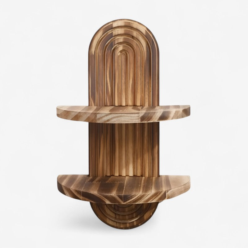GeoShelf – Geometrisk Væghylde til Mini Planter og Dekorationer
