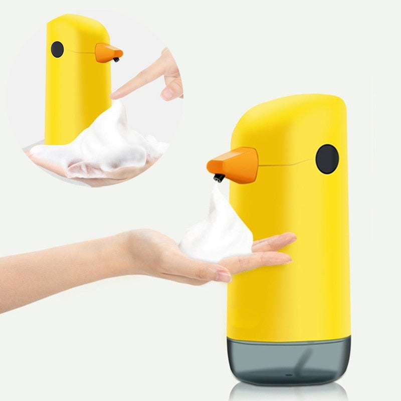 QuackPump – Yndig And Sæbedispenser med Genopfyldeligt Design