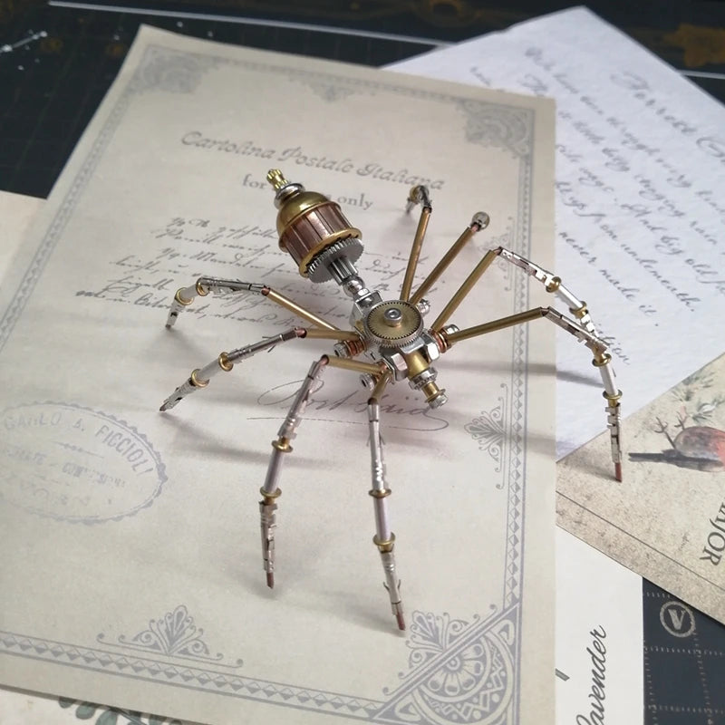 SpiderCraft- Steampunk Inspireret Mekanisk Edderkop til Kreativ Indretning