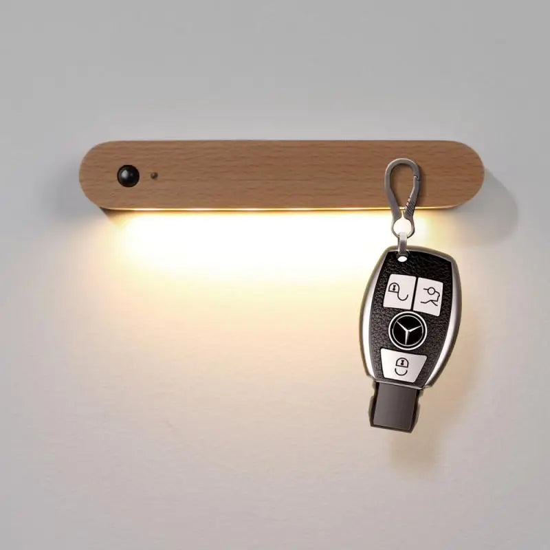 KeyGlow - Bevægelsessensor-nøgleholder med LED-lys for funktionel elegance