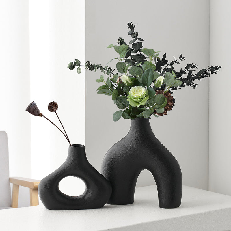 NestForm – Moderne Ren Linjer Rund Vase med Elegant Form