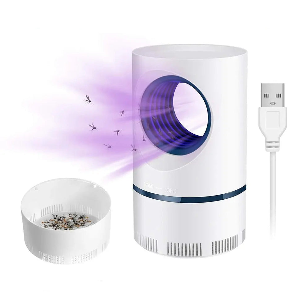 NightGuard – Elektrisk myggedræber med 365 nm lys og lydløs vakuumteknologi