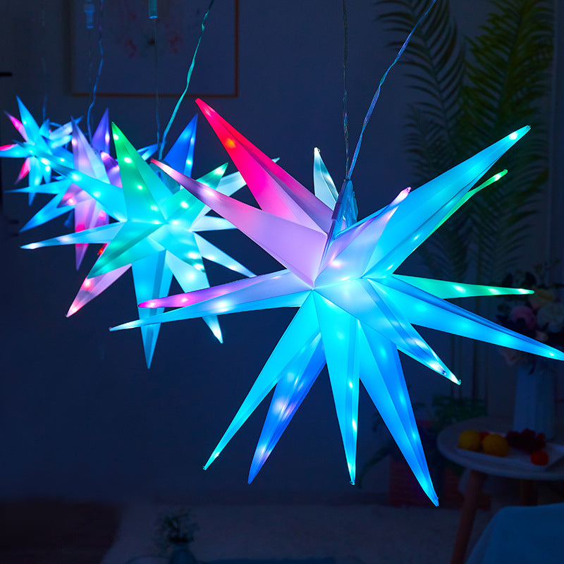 StarGlow – Musiksynkronisering RGB Stjernelys med fjernbetjening og USB-opladning