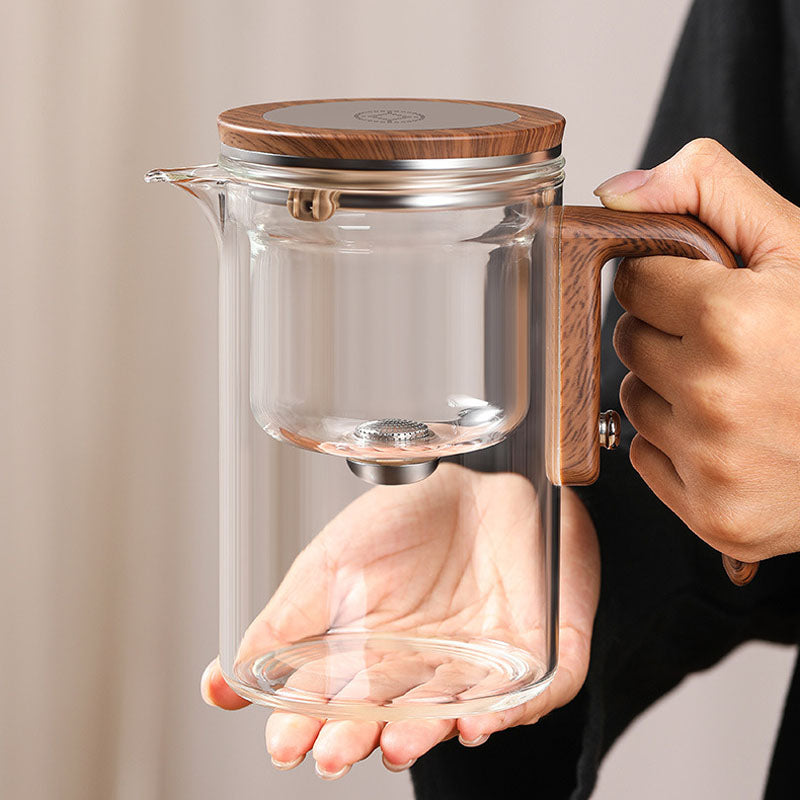 TeaFlow – Gennemsigtig tekande med magnetisk filter til ren og præcis tebrygning