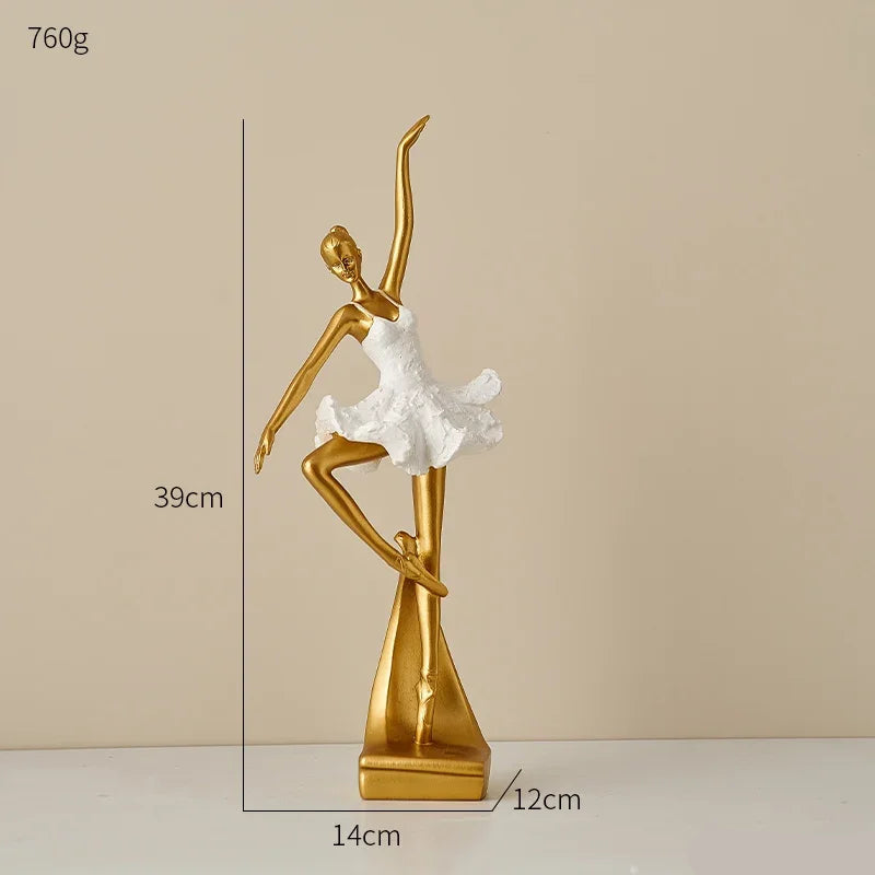 BalletGrace - Elegant balletdanserfigur til moderne indretning af hjem og kontor