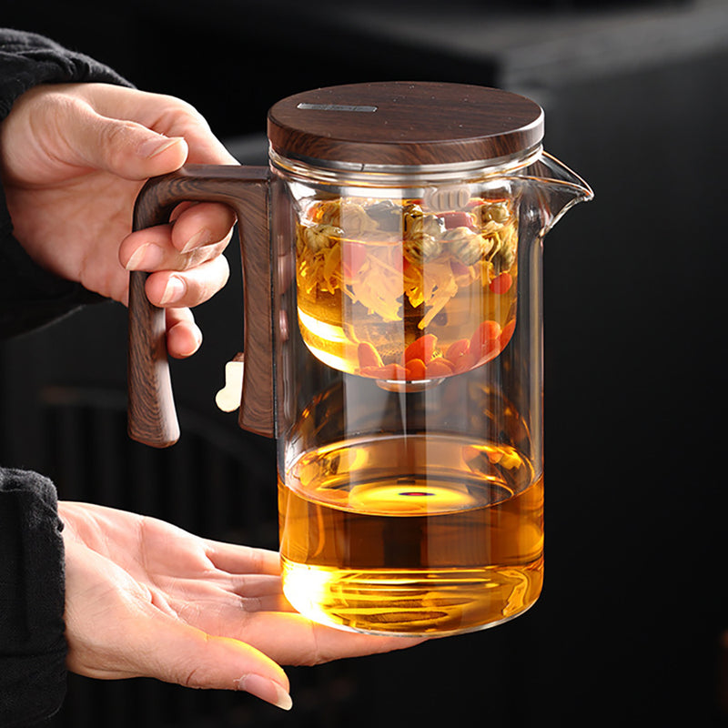 TeaFlow – Gennemsigtig tekande med magnetisk filter til ren og præcis tebrygning