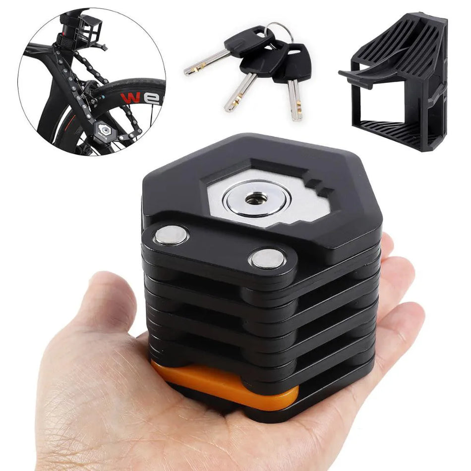 LockFold – Foldbar cykellås med kompakt design og høj sikkerhed