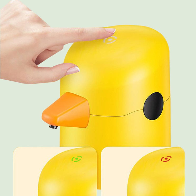 QuackPump – Yndig And Sæbedispenser med Genopfyldeligt Design
