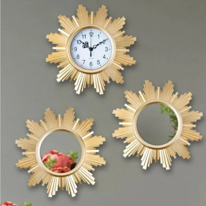 OpalTime – Elegant ur- og spejlsæt til sofistikeret moderne design og stil