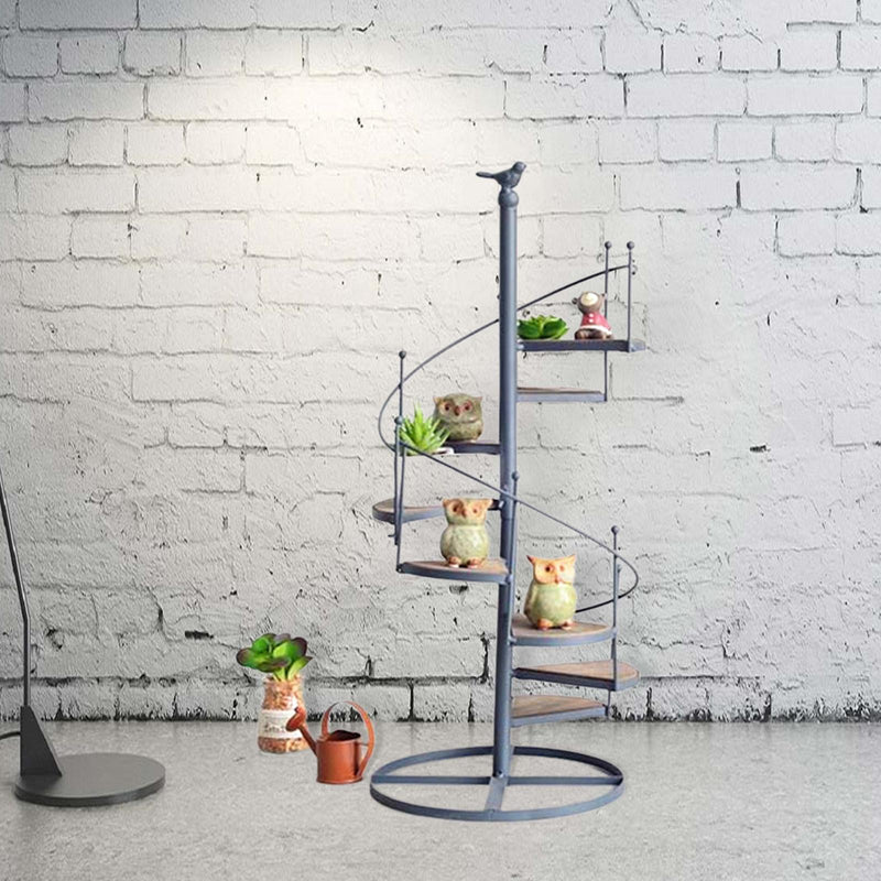 VerdiTwist – Plantestativ Trappeformet Blomsterpotteholder til Altanhave