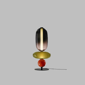 GlowPillar – Farvefyldt gulvlampe med slanke linjer og blød LED-stemning