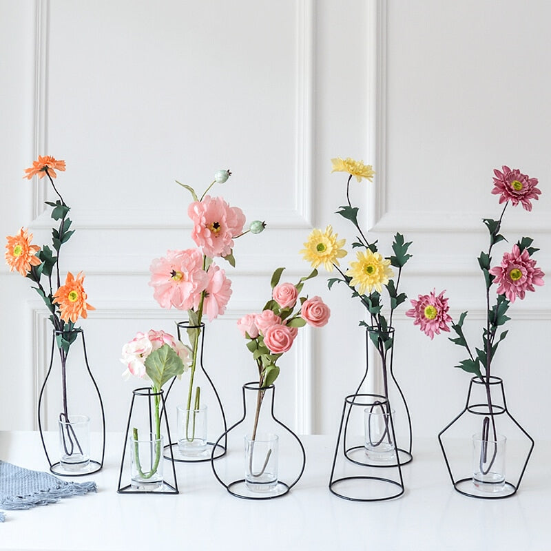 FloraVase - Moderne Minimalistisk Vase Til Stilfulde Blomsterudstillinger