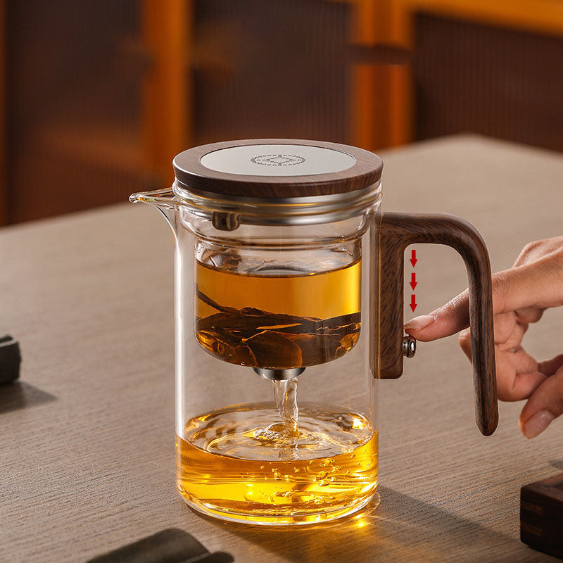 TeaFlow – Gennemsigtig tekande med magnetisk filter til ren og præcis tebrygning