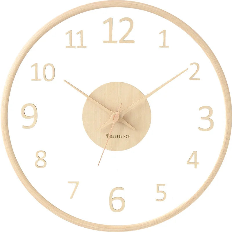 EcoTime - Minimalistisk vægur med naturinspireret charme