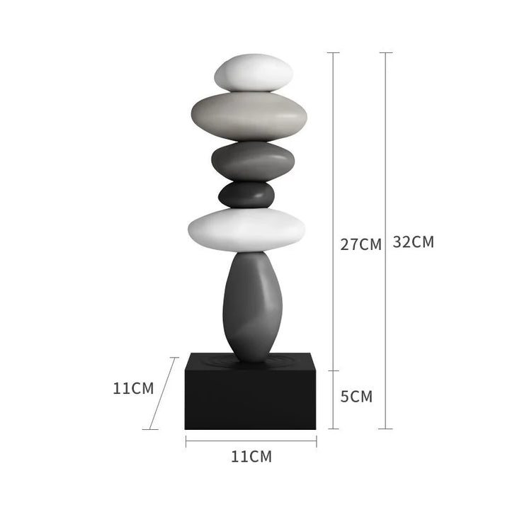 StoneSerene – Moderne stablet stenskulptur til moderne hjem