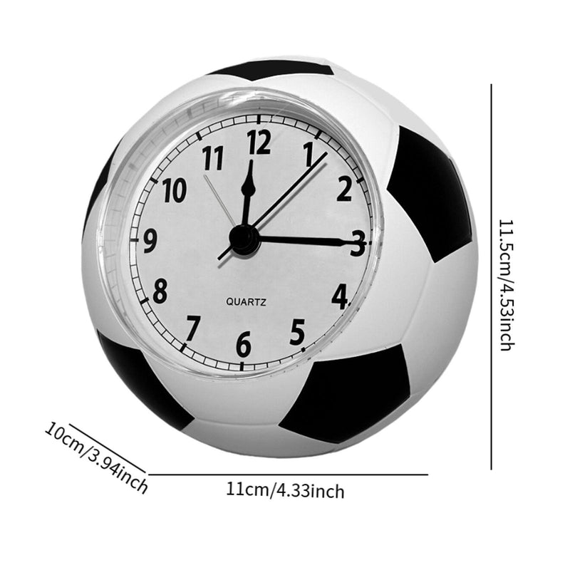 KickTime – Fodbold-Tematisk Analogt Vækkeur med Legende Design