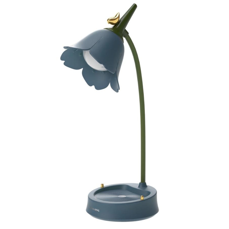 LumaPetal – Blomsterformet bordlampe med berøringsbetjening og bærbar lys i bløde pastelfarver