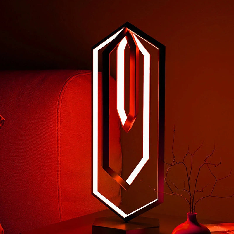 LumiHex - Moderne LED-bordlampe med touch-styring og brugerdefinerbare paneler
