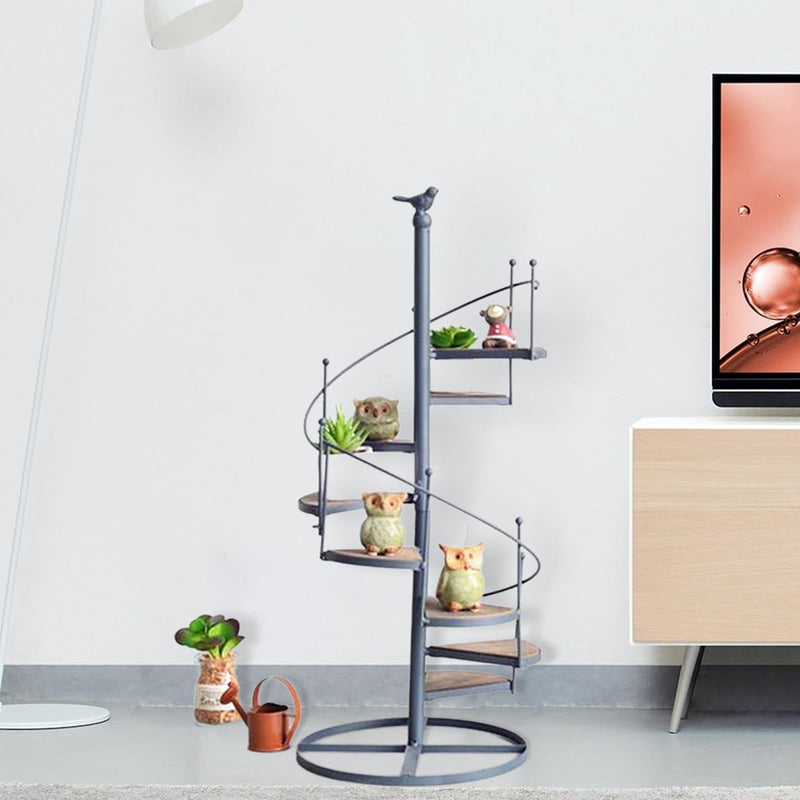 VerdiTwist – Plantestativ Trappeformet Blomsterpotteholder til Altanhave