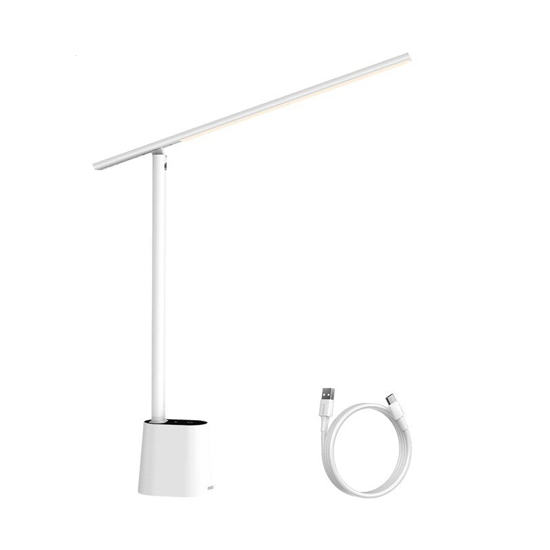 BrightEdge – Sammenfoldelig skrivebordslampe med adaptiv lysstyrke og lang batterilevetid