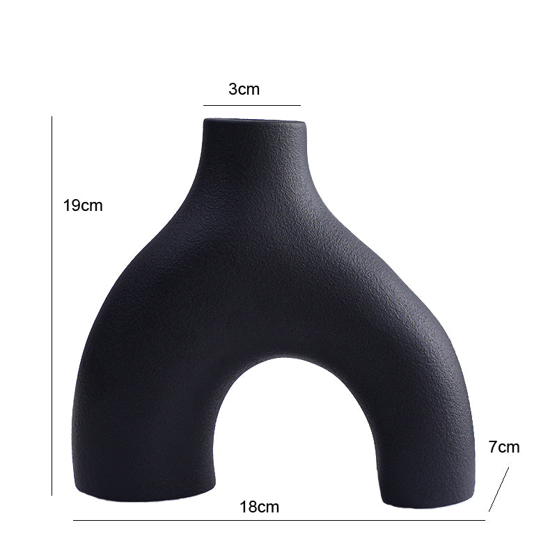 NestForm – Moderne Ren Linjer Rund Vase med Elegant Form