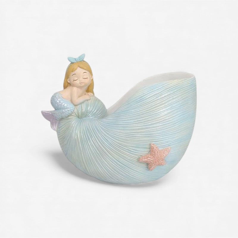 OceanLeaf - Sovehavfrue Skaldyr Sukkulent Plantepotte