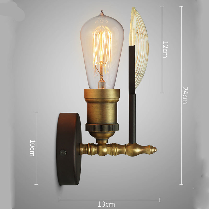 AuraGlow - Industriel væglampe med minimalistisk design til moderne interiør
