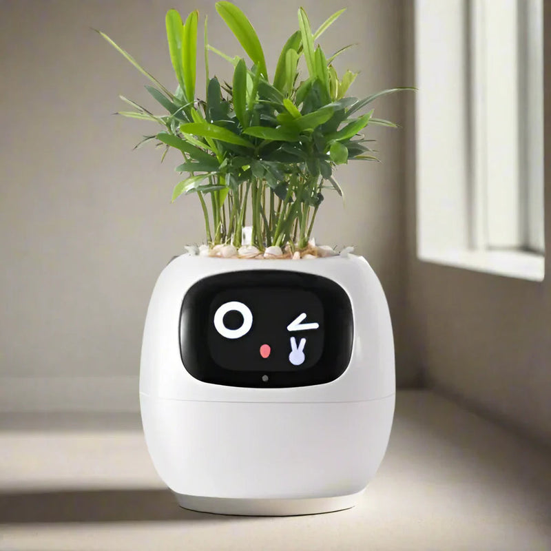 GrowPulse – Smart interaktiv plantepotte med AI-sensorer og animeret display