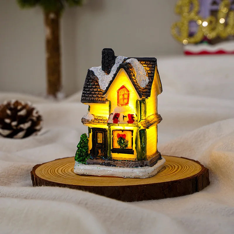 ChristmasGlow – Hængende oplyste julepynt med elegant rundt dekorativt design
