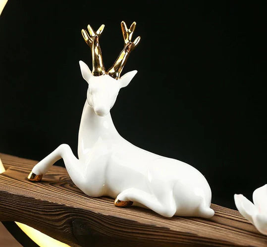 GlowStag - Hjorteinspireret røgelsebrænderlampe for en fredfyldt stemning