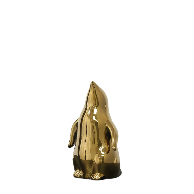 NordiCoast – Elegant pingvinskulptur med glat finish til luksuriøs og moderne boligindretning