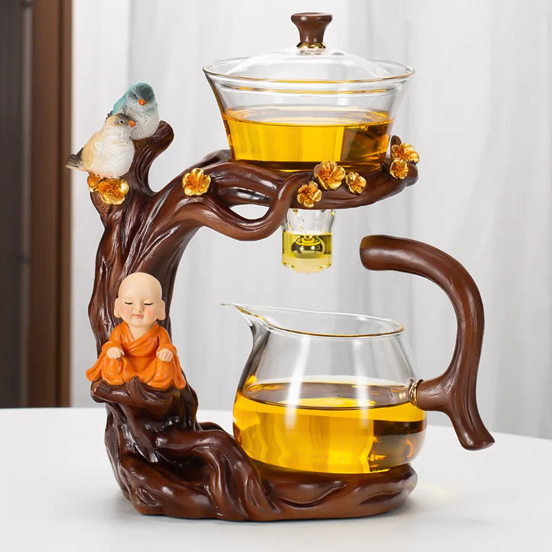 BrewZen – Halvautomatisk magnetisk tesæt med ubesværet Kung Fu-brygningsdesign
