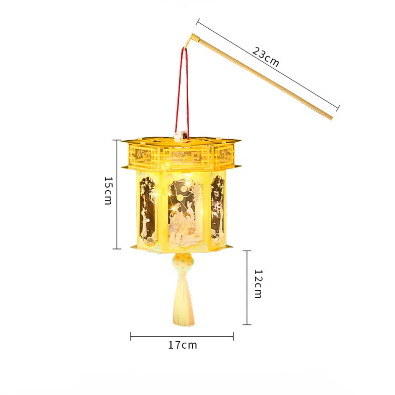 EchoLantern - Håndlavet Lanterne til Traditionel Festivalbelysning