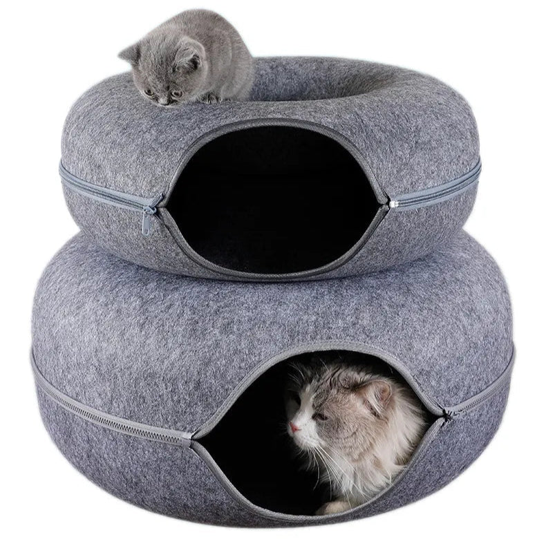 CozyCat – Sjov dobbeltlags kattetunnel til leg og komfort