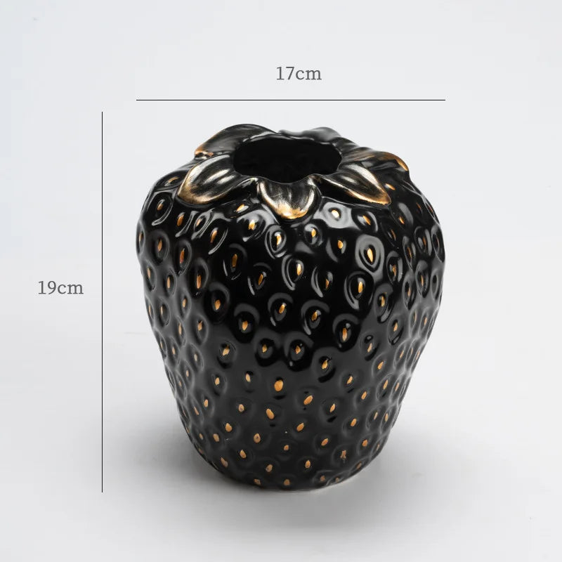 BerryBloom – Finurlig jordbærformet vase til legende boligindretning