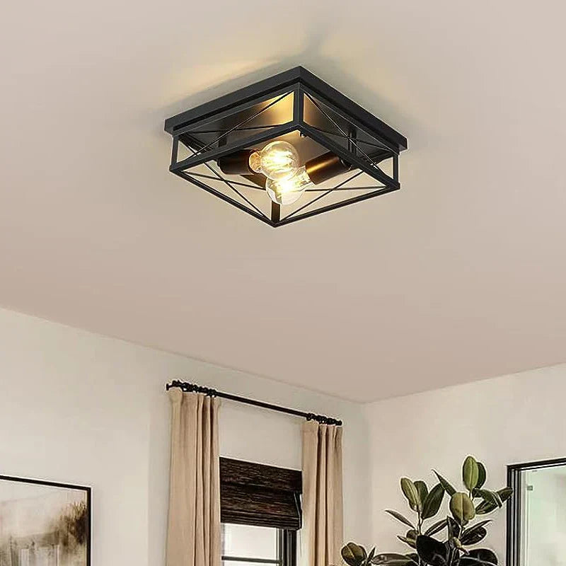 UrbanLoft - Loftslampe i Jern med Vintage-Inspireret Moderne Rustik Stil