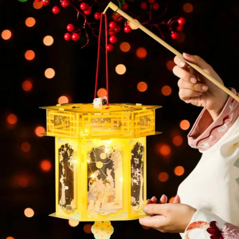 EchoLantern - Håndlavet Lanterne til Traditionel Festivalbelysning