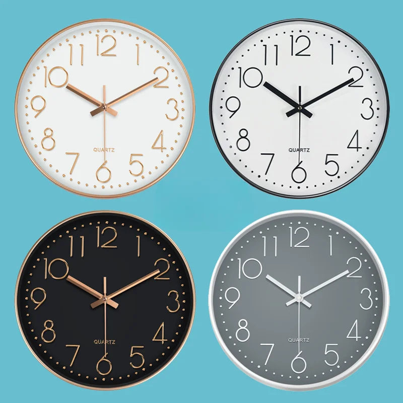 RoseTime – Elegant Rund Vægur med Chic og Minimalistisk Design