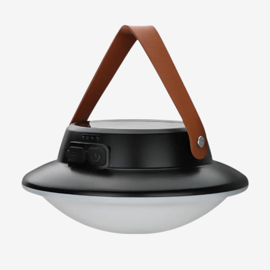 LumiCamp – Solcelledrevet Campinglampe med Genopladeligt Batteri og 3 Tilstande