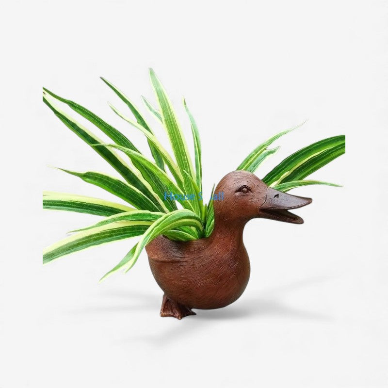 QuackVase - Andeformet Blomsterpotte til Indendørs og Udendørs Brug