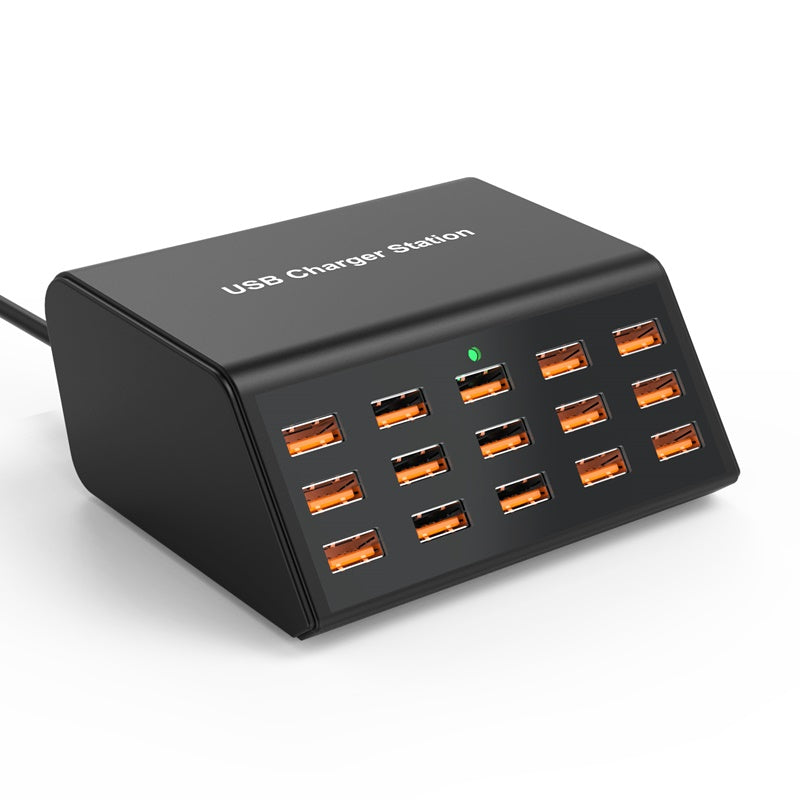 UltraCharge – 15-havne  opladningsstation med 100W output til effektiv opladning af enheden