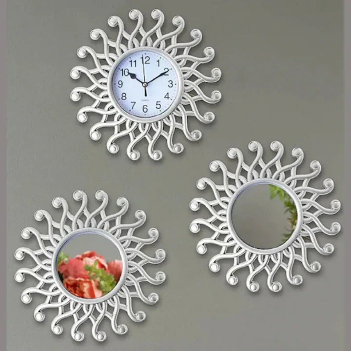 OpalTime – Elegant ur- og spejlsæt til sofistikeret moderne design og stil