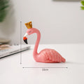 GraceFlame – Dekorativ flamingofigur med elegant positur til hjemmets accenter