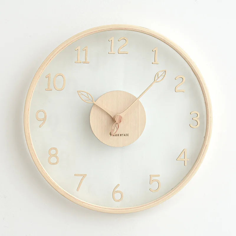 EcoTime - Minimalistisk vægur med naturinspireret charme